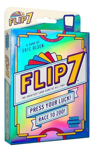 Flip 7 Card Game - Segunda Edição Portátil E Lc21 Filp 7