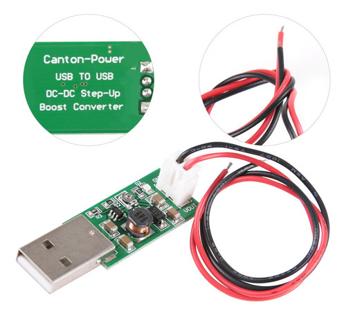 7w Usb Dc 5v A 6v 9v 12v 15v Voltaje De Salida Ajustable