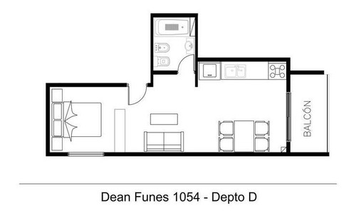 Imagen 21 de 21 de Departamento Monoambiente - Dean Funes 1000 - San Cristóbal