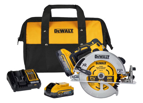 Kit Sierra Circular 7-1/4  Dewalt 20v+2 Bat Mod: Dcs570h2-b2