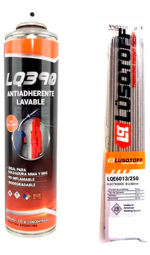 Imagen 8 de 10 de Soldadora Lusqtoff Inverter Megairon 140 Con Accesorios