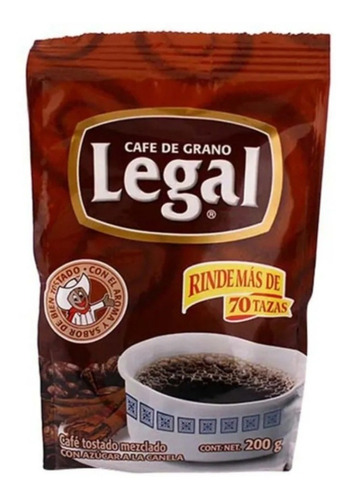 Café Legal 200g 12 Con Azúcar Caramelizada 