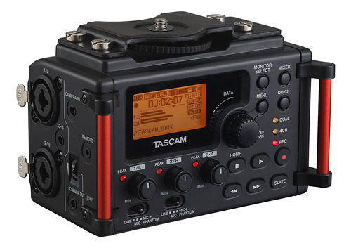 Grabador De Audio Portátil Tascam Dr-60dmkii De 4 Canales Pa
