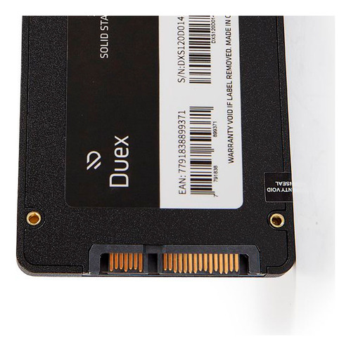 Ssd Duex 120gb 2,5' Sata Iii (6gb/s) Preto