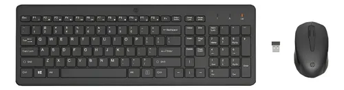 Combo de Teclado e Mouse sem Fio HP 330 - Wireless USB, com 1600 DPI ...