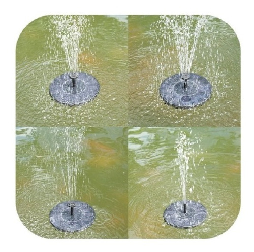 Imagen 5 de 7 de Fuente De Agua Solar Bomba Riego Piscina Aspersores Regadera