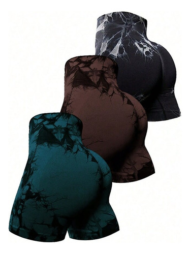 2 Pz Short Push Up Ti Dye Color Al Azar