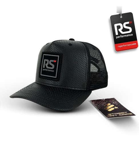 Boné Rs Performance Trucker Masculino Pontilhado Preto