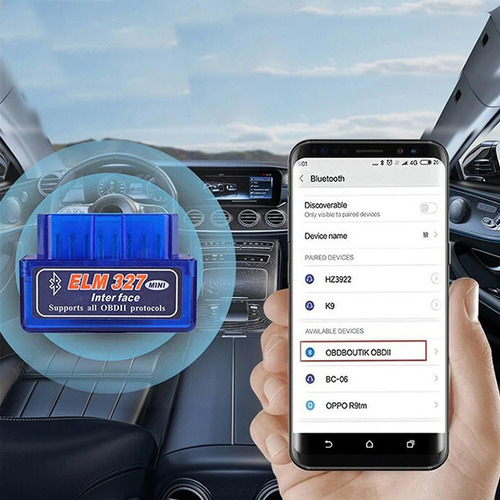 Scanner P/ Automovil Elm327 Bluetooth Obd2 V2.1 Version 2024