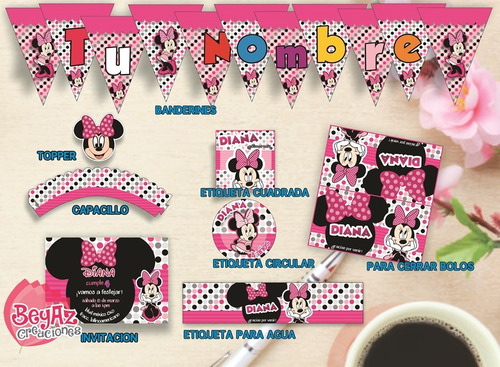 Paquete Fiesta Minnie Mouse Para Imprimir Mercado Libre Paquete Fiesta Minnie Mouse Para Imprimir Mercado Libre