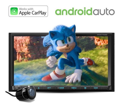 Pantalla Kenwood Dmx706s Carplay Android Auto + Cam Rev Reco (Reacondicionado)