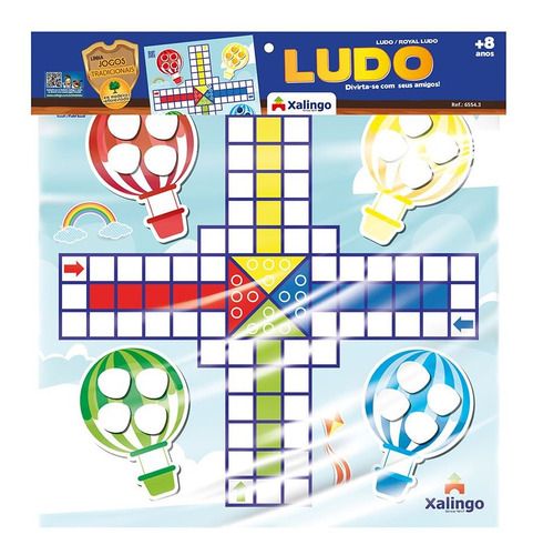 Ludo Tablero De Madera, En Bolsa, Xalingo