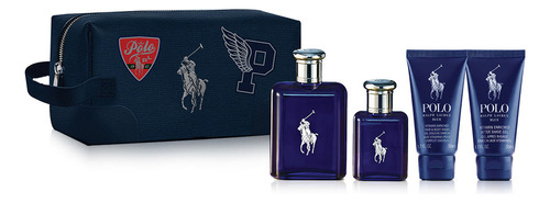 Kit Perfume De Hombre Ralph Lauren Polo Black Edt 125 Ml + S