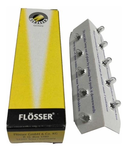 Caja 10 Focos Flösser Germany T5 24v 1.2w Industria Camiones