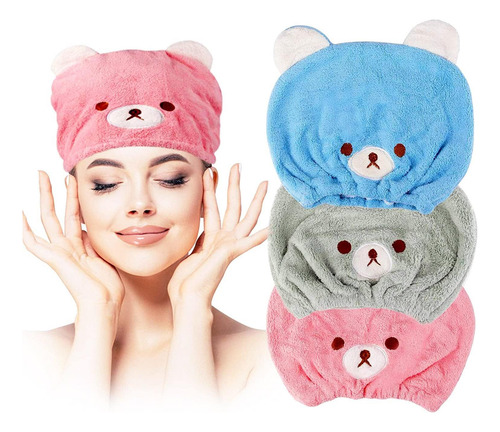 Lamoutor 3 Toallas Absorbentes Para Secado Rápido Infantil
