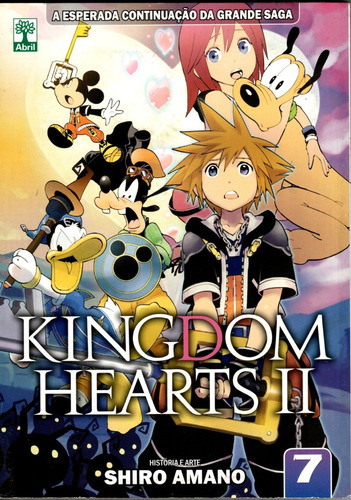 Kingdom Hearts Ll: Quebra-cabeça, De Shiro Amano. Série Kingdom Herts 2, Vol. 7. Editora Abril, Capa Mole Em Português
