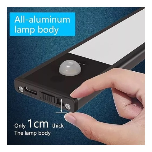 Led Cabinet Light Usb 25cm Sensor Movim Cromado 1800 Dow_033