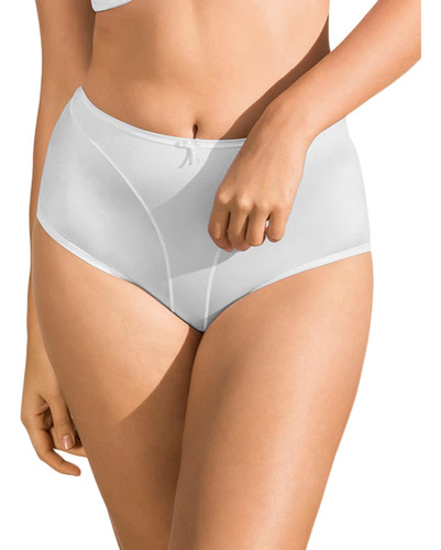 Leonisa Calzones De Corte Alto Para Mujer, Blanco