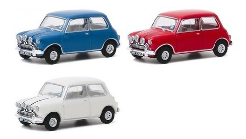 De 3 Mini Cooper Escala 1:43 Cararama Color Mixto