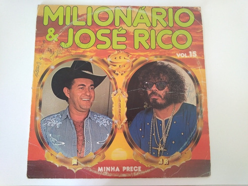 Lp Vinil Milionário E José Rico - Minha Prece Vol. 15 