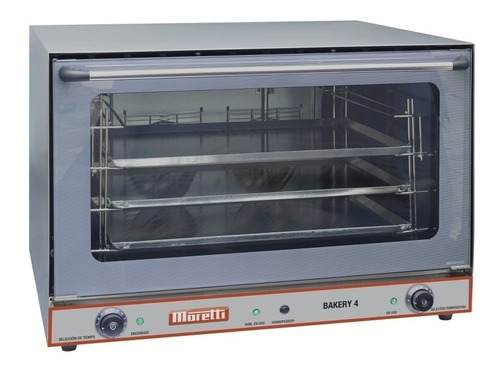 Horno Convector Electrico Moretti Bakery 4 Bandejas 40x60 Cm