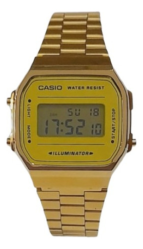 Reloj Casio A-168wegm Vintage Retro Crono Alarma Pila 7 Años