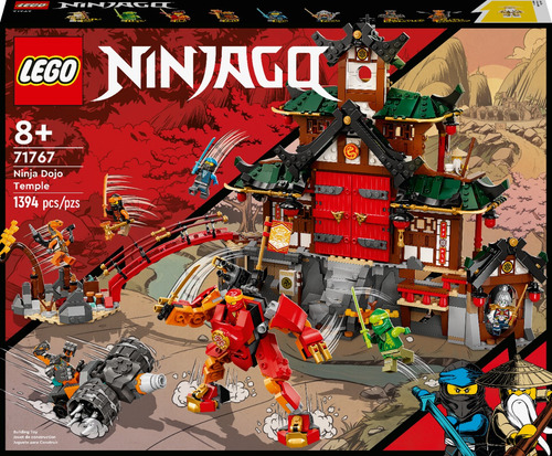 Kit De Construcción Lego Ninjago Templo Dojo Ninja 71767 Cantidad de piezas 1394 Versión del personaje Templo De Dojo Ninja