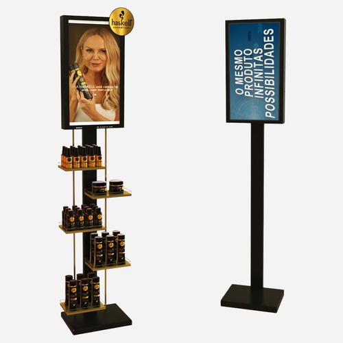 Totem Digital Prateleira Midia Tv 32 Sem Personalização