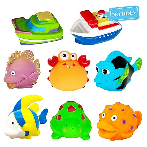 Mold Free Bath Toys For Toddler-1-3 - No Hole No Mold B...