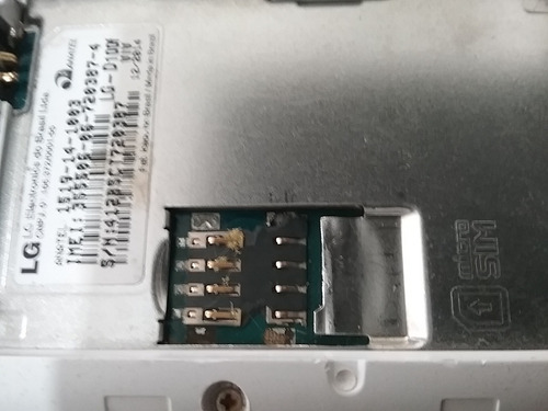 Celular LG L20 D100f Placa Mae Logica,display,camera