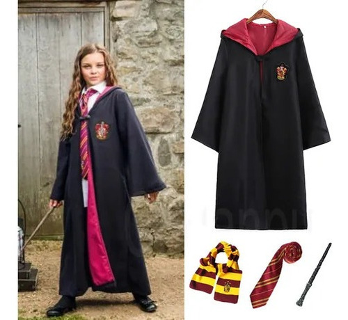 Cosplay De Gryffindor Harry Potter Túnica Adulto Niños