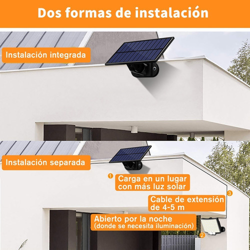 Llinpi® Lámpara Solar De Pared Exteriores Sensor Luz 4 Modos