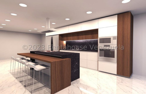 Apartamento Penthouse Dúplex Remodelado 295 M² 4h, 7b, 3p, Residencia Geminis En Calle Cerrada En Venta En Los Samanes Avenida 3 Caracas
