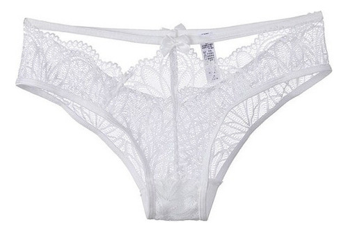 Mujer Bragas Francesas Transparentes Ropa Interior Sexy Flor