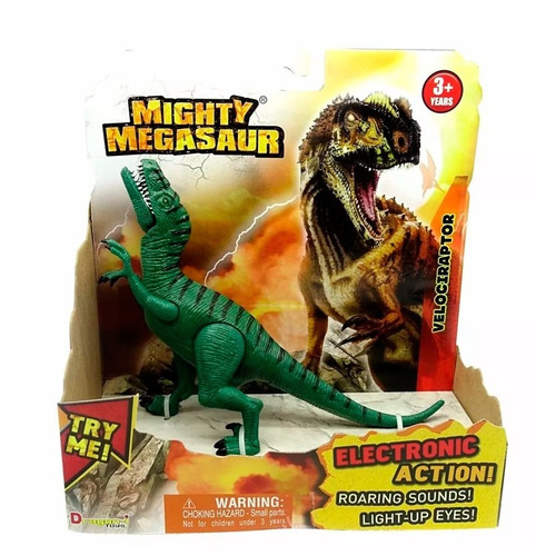 Dinosaurio Con Luz Y Sonido Raptor 16895