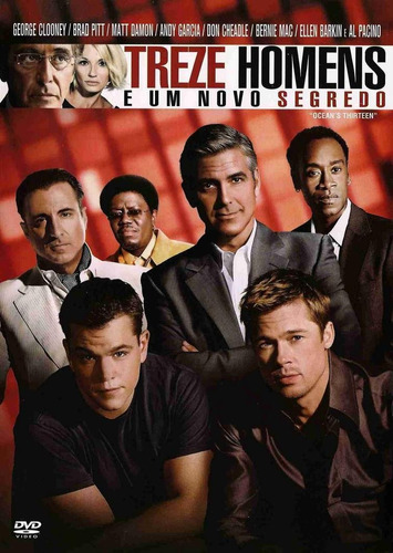 Treze Homens E Um Novo Segredo - Dvd - George Clooney