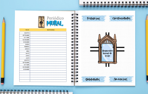 Agenda Docente 2025-2026 Harry Potter Mod. 3 Medio Oficio Azul Marino Docente Harry Potter Mod. 3 2026