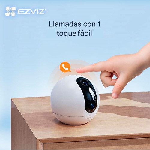 Cámara Seguridad Wifi C60p dual 2k 3mp 360 Boton Llamada