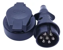 Comprar Enchufe Ficha Conector Tráiler Acoplado Plástico 7 Vías Teca