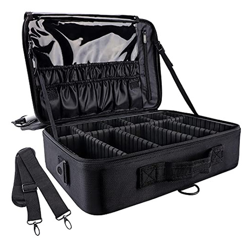 Gzcz Travel Mague Case Case De Maquillaje Profesional 16 Cas