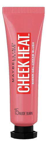 Rubor Cheek Heat Pink Nude Burn 15 Maybelline Ny