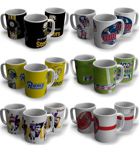 Diseños Vectores Para Sublimar Tazas Nfl Editables
