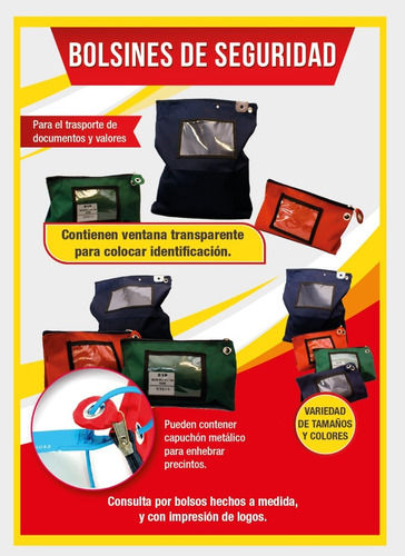 Imagen 4 de 6 de Bolsin De Seguridad 30x40x7 Cm - 5 Unid