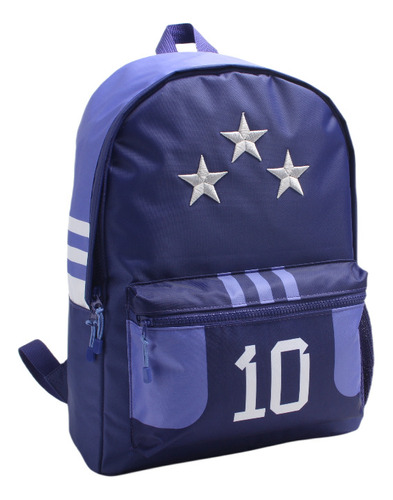  Mochila Espalda Argentina Campeon 3 Estrellas 18¨ 11057 058