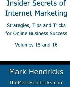 Libro Insider Secrets Of Internet Marketing (volumes 15 A...