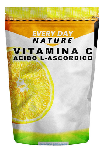 Suplemento en polvo Every Day Nature  Vitamina C sabor cítrico en doypack de 500g