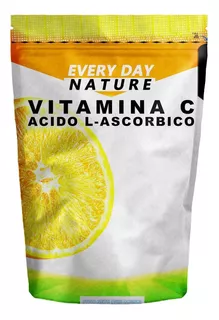Suplemento en polvo Every Day Nature Vitamina C sabor cítrico en doypack de 500g