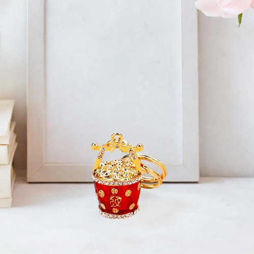 Para J0yf Feng Shui Cubo De Llavero, Llavero De Lingotes