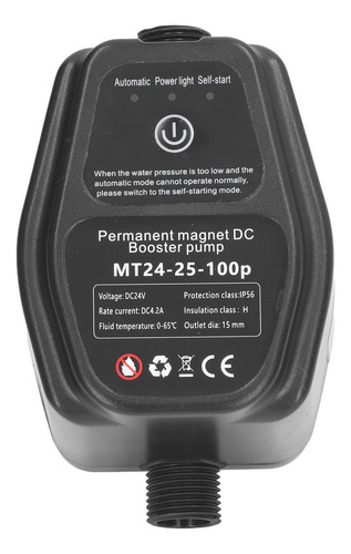 Bomba De Refuerzo Automática, Motor De Corriente Continua Si