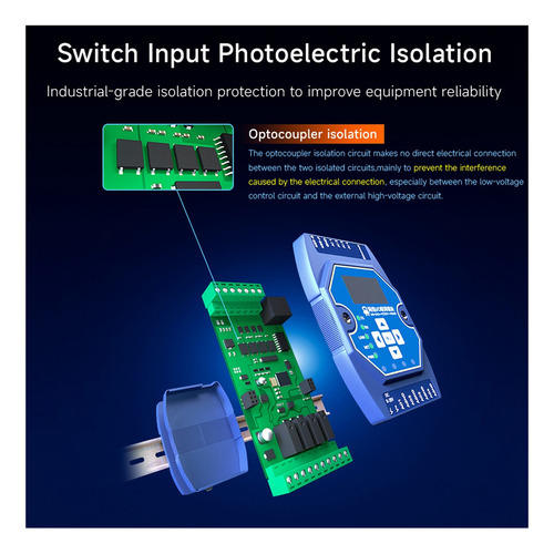 Gj1 Control De Adquisición Remota De 4 Vías Modbus Tcp I/p